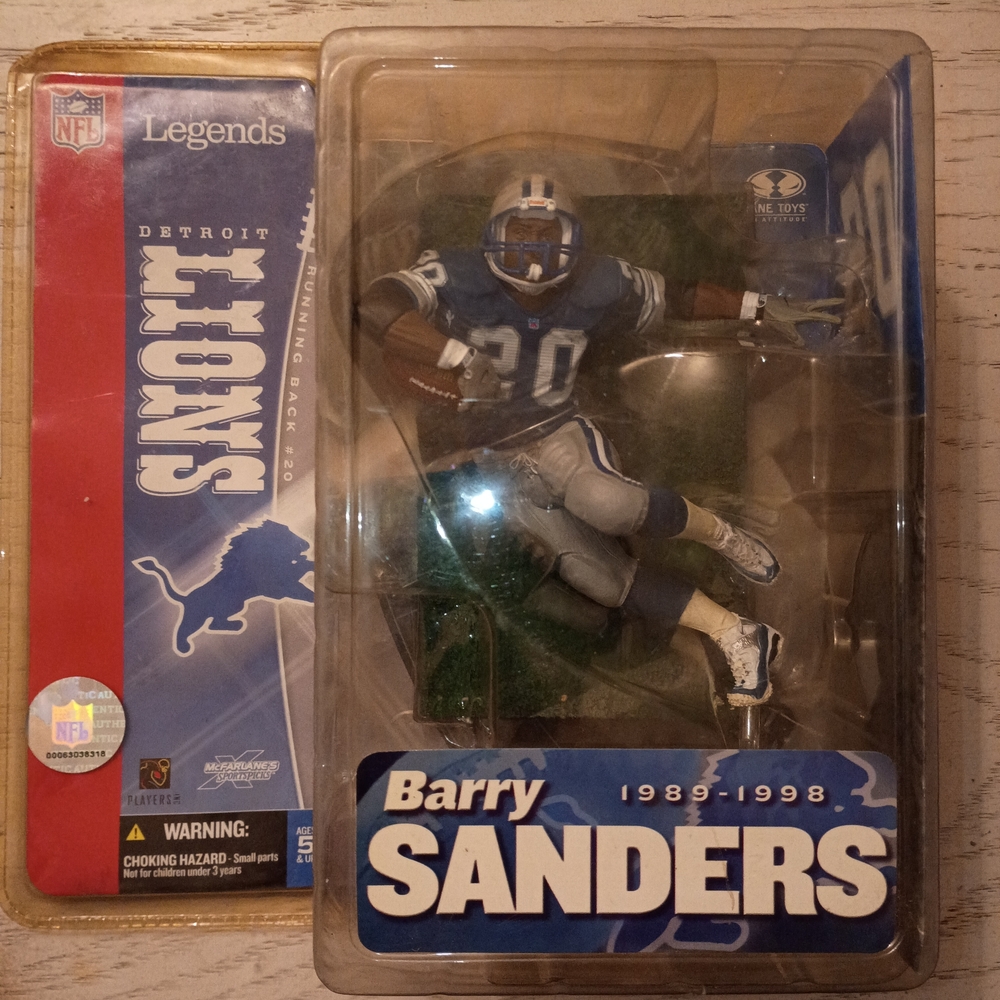 Barry Sanders NFL Legends Action Figure